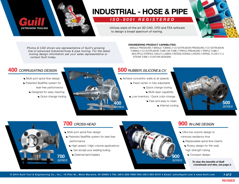 Guill's Industrial Sales Sheets