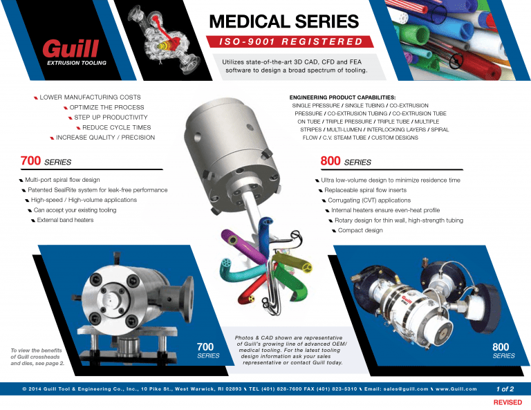Guill's Medical Industry Sales Sheet