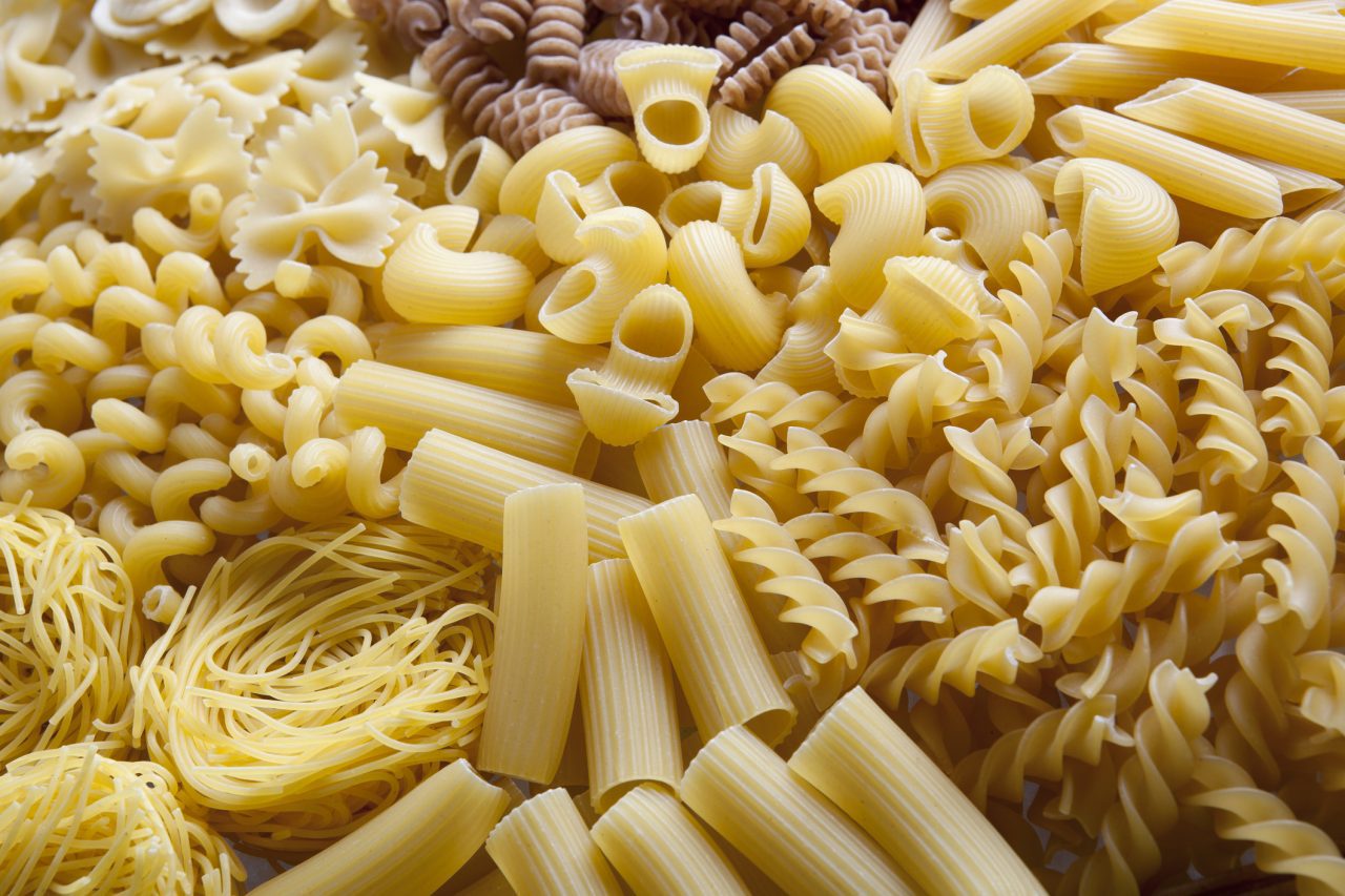 Variety of Extruded Pasta Products