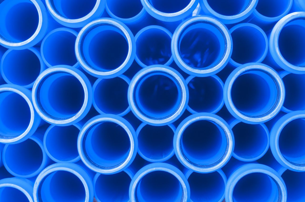 Blue Industrial Tubes