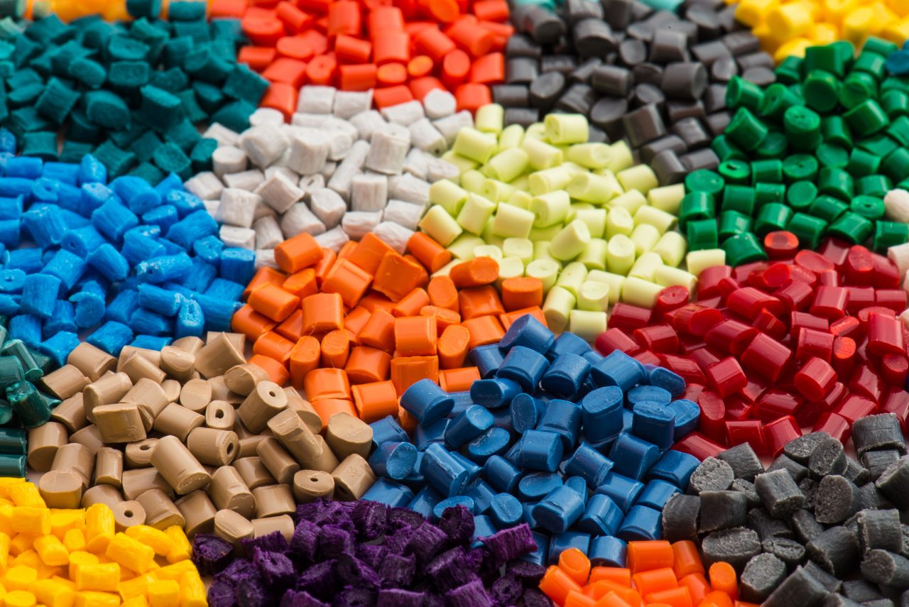 Plastic Pellets in a Variety of Colors 2