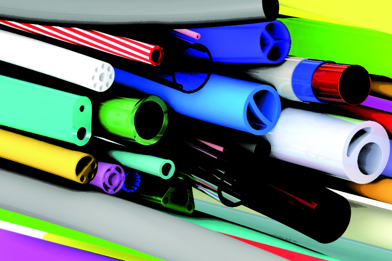 Colorful Extruded Medical Tubing
