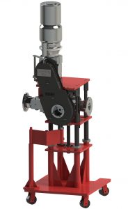 Guill 300 Series Rotary Head on Red Cart